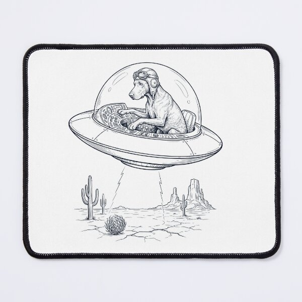 Item preview, Vintage Weimaraner Riding UFO Dog Mom Dad Lover designed and sold by DoodleTortle.
