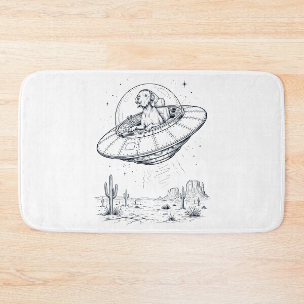 Item preview, Vintage Vizsla Riding UFO Dog Mom Dad Lover designed and sold by DoodleTortle.