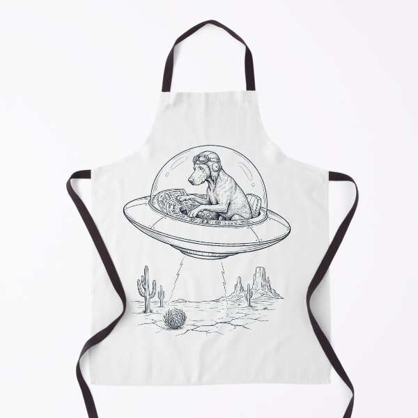 Item preview, Vintage Weimaraner Riding UFO Dog Mom Dad Lover designed and sold by DoodleTortle.