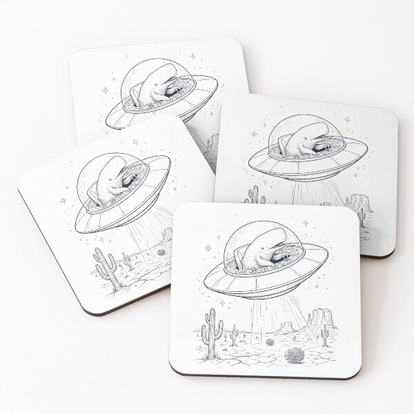 Item preview, Vintage Whale Riding UFO Animal Lover designed and sold by DoodleTortle.
