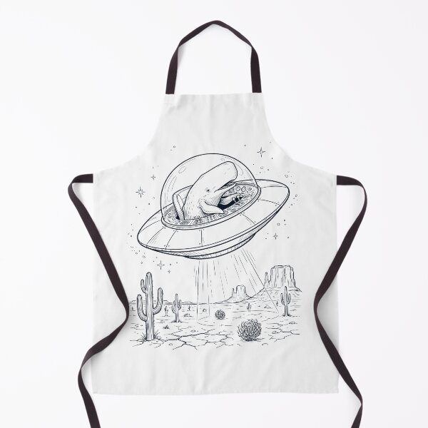 Item preview, Vintage Whale Riding UFO Animal Lover designed and sold by DoodleTortle.