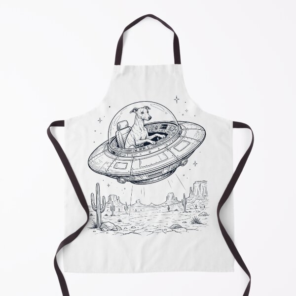 Item preview, Vintage Whippet Riding UFO Dog Mom Dad Lover designed and sold by DoodleTortle.