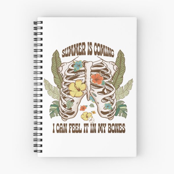 Item preview, Summer Is Coming I Can Feel It In My Bones – Floral Skeleton Summer Design designed and sold by EmeraldeaDesign.