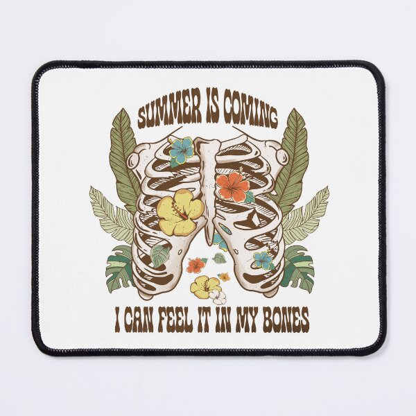 Item preview, Summer Is Coming I Can Feel It In My Bones – Floral Skeleton Summer Design designed and sold by EmeraldeaDesign.