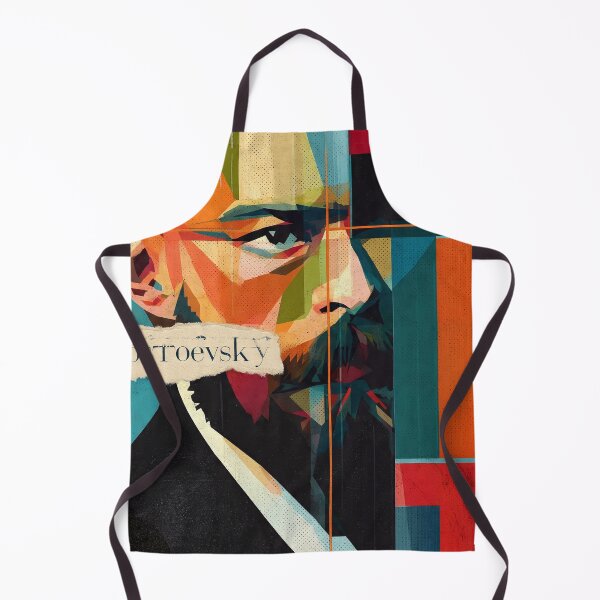 Item preview, Dostoevsky – Literary Collage Portrait Art Print | Russian Literature Philosophy Poster designed and sold by OzzFrequency.