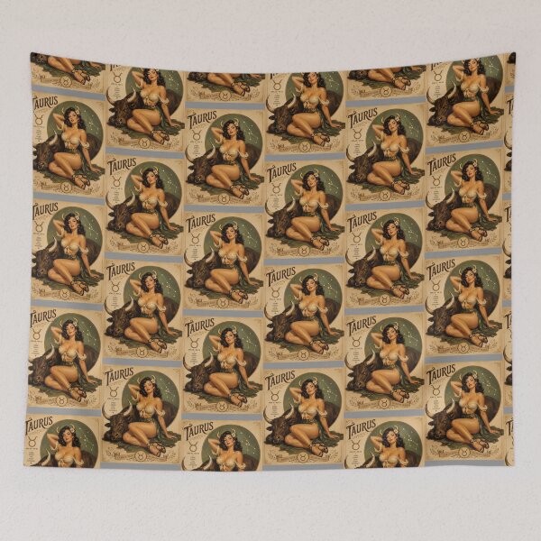 Item preview, ZODIAC PINUP TAURUS Variant  designed and sold by PINDROPPA.