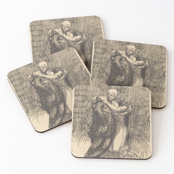 Item preview, Death and the Maiden Gothic Art Dark Academia  designed and sold by UsedToBeStatue.