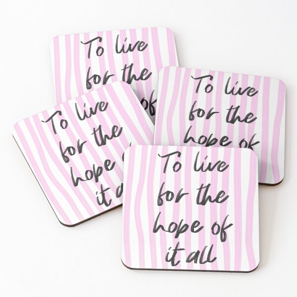 Item preview, To Live for the Hope of It All Typography Print designed and sold by Barelythere2324.