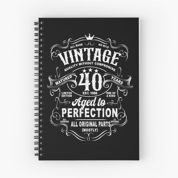 Item preview, Retro 1986 Birthday Aged To Perfection 40th Bday designed and sold by FernaRoje.