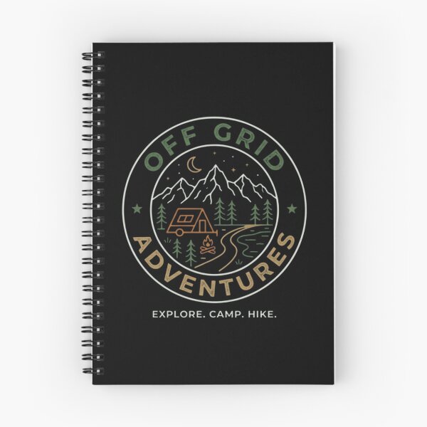 Item preview, Retro Off Grid Adventures Mountain Emblem designed and sold by ProDecor.