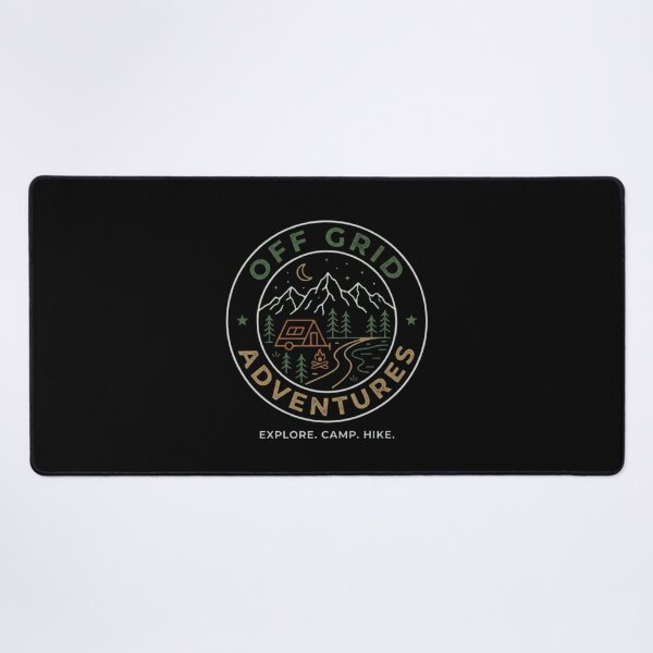 Item preview, Retro Off Grid Adventures Mountain Emblem designed and sold by ProDecor.