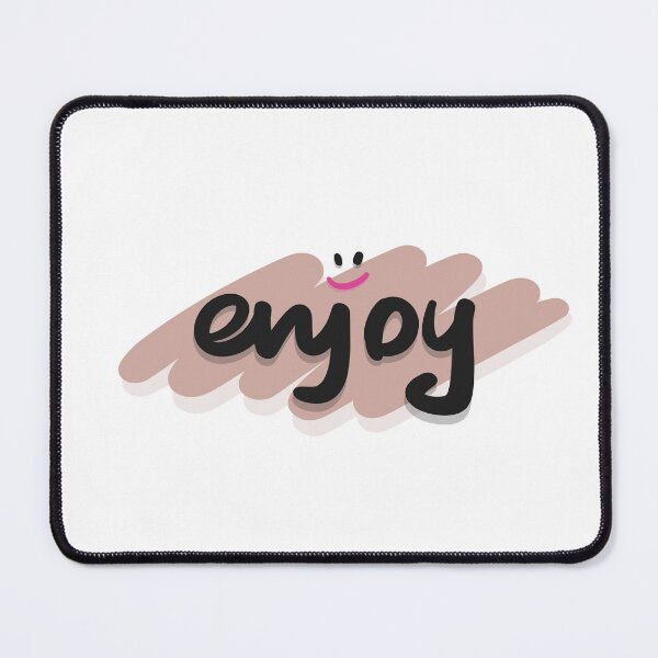 Item preview, Enjoy Cute Positive Typography designed and sold by Barelythere2324.