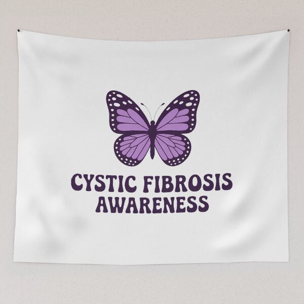 Item preview, Cystic Fibrosis Awareness I wear Purple For Cystic Fibrosis Print  designed and sold by sailorjessiArt.