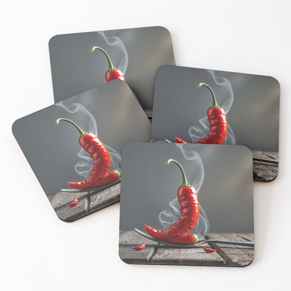 Item preview, Steaming Chili Pepper on a Fork designed and sold by sneidere9dace.
