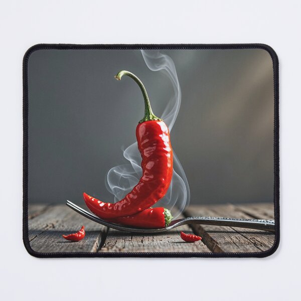 Item preview, Steaming Chili Pepper on a Fork designed and sold by sneidere9dace.