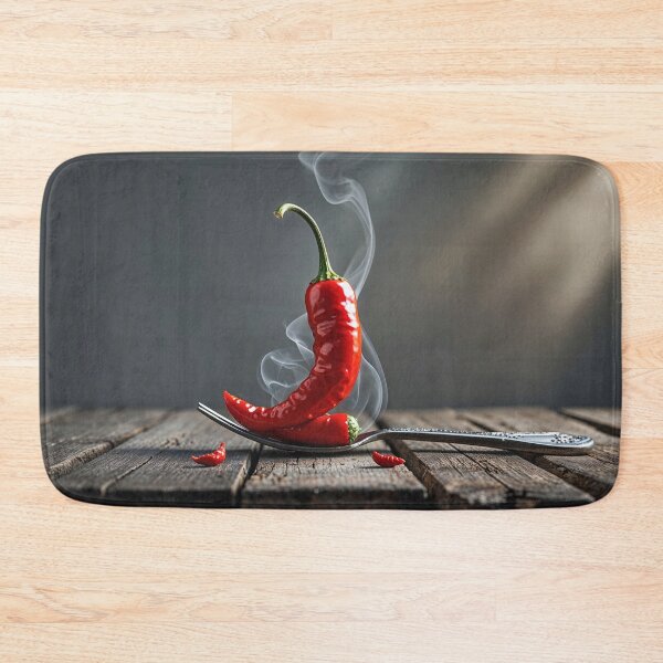 Item preview, Steaming Chili Pepper on a Fork designed and sold by sneidere9dace.
