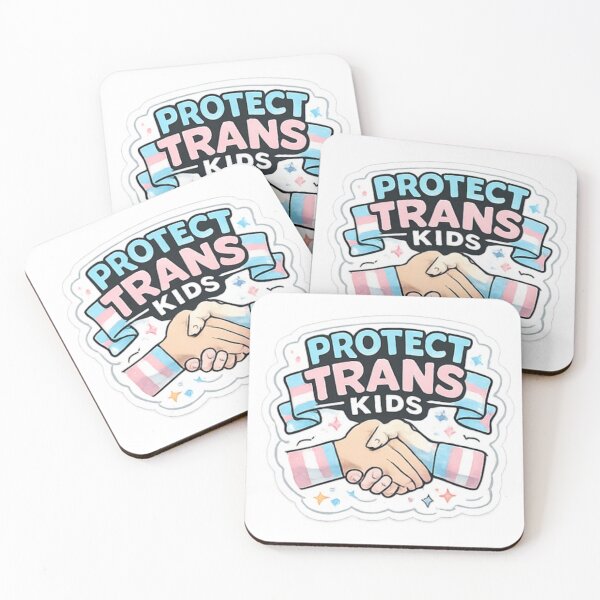 Item preview, Protect Trans Kids Sticker designed and sold by Bloomelle Studio.