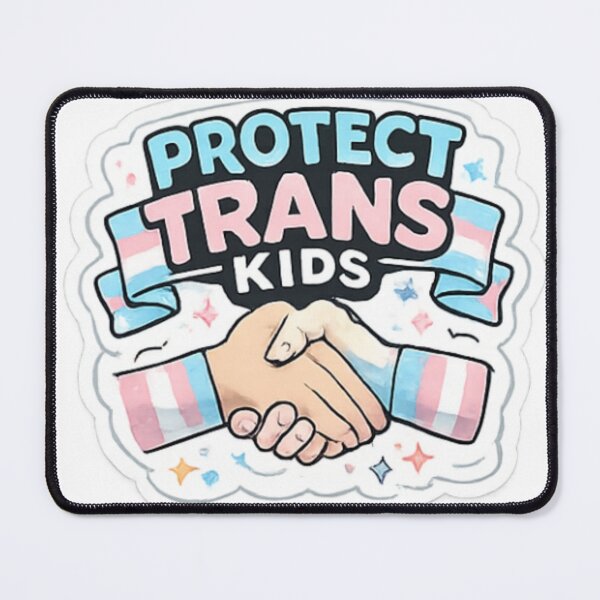 Item preview, Protect Trans Kids Sticker designed and sold by Bloomelle Studio.