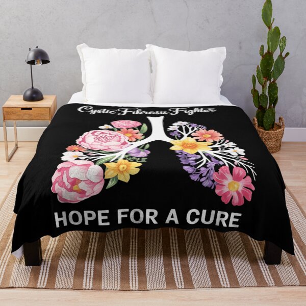 Item preview, Cystic Fibrosis Hope For A Cure Purple Roses Lung Disease designed and sold by sailorjessiArt.
