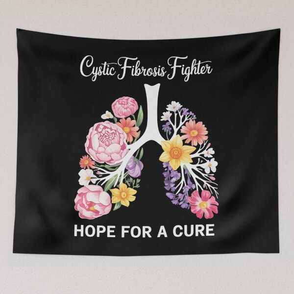 Item preview, Cystic Fibrosis Hope For A Cure Purple Roses Lung Disease designed and sold by sailorjessiArt.