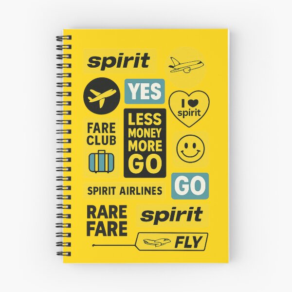 Item preview, Boo Spirit Airlines Sticker Pack — Bold Travel Logo & Retro Promo Labels designed and sold by Yasmine Mohammed.