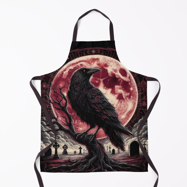 Item preview, The Moon Knows Everything – Gothic Raven Art designed and sold by Dogandesighn.