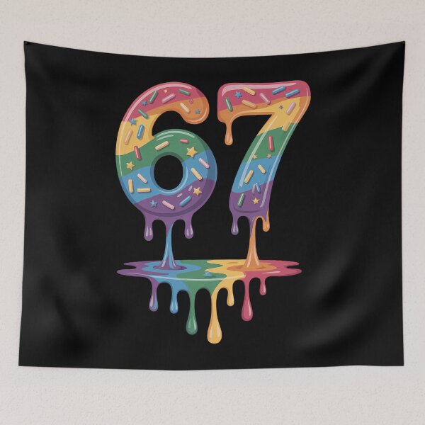 Item preview, 67 Colorful Drip Men Women LGBT Rainbow designed and sold by sailorjessiArt.