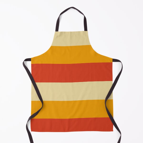 Item preview, Large stripes in burned orange, beige and yellow designed and sold by StefanStudioArt.