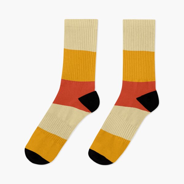 Item preview, Large stripes in burned orange, beige and yellow designed and sold by StefanStudioArt.
