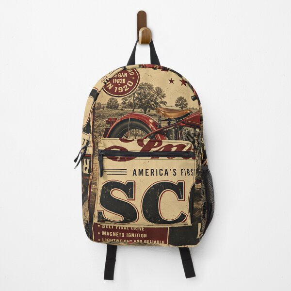 Item preview, Vintage Red Indian Scout 1920 Motorcycle designed and sold by Image Creative.