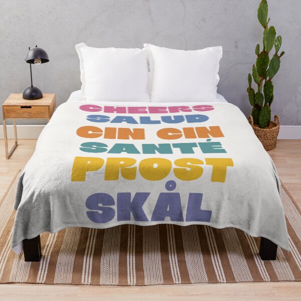 Item preview, Cheers salud cin cin colourful type designed and sold by Paigaam.