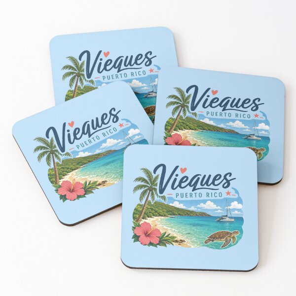 Item preview, Vieques, Puerto Rico Tropical Beach designed and sold by Myra365Art.