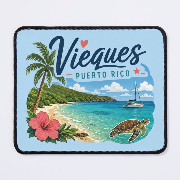 Item preview, Vieques, Puerto Rico Tropical Beach designed and sold by Myra365Art.