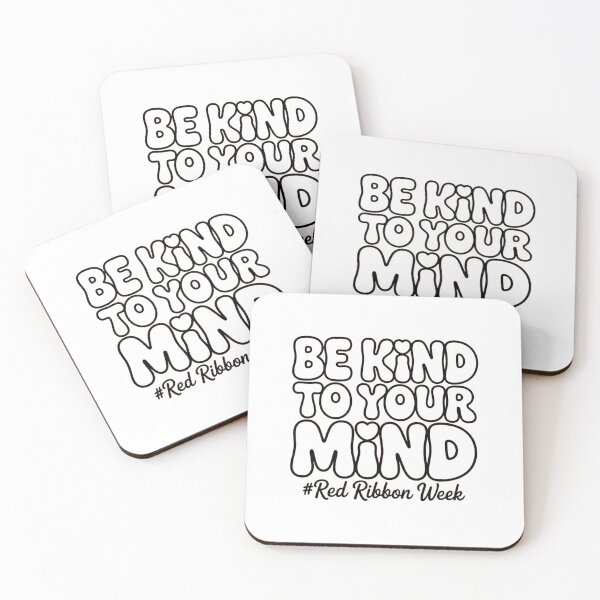 Item preview, Be Kind To Your Mind Red Ribbon Week  designed and sold by sailorjessiArt.