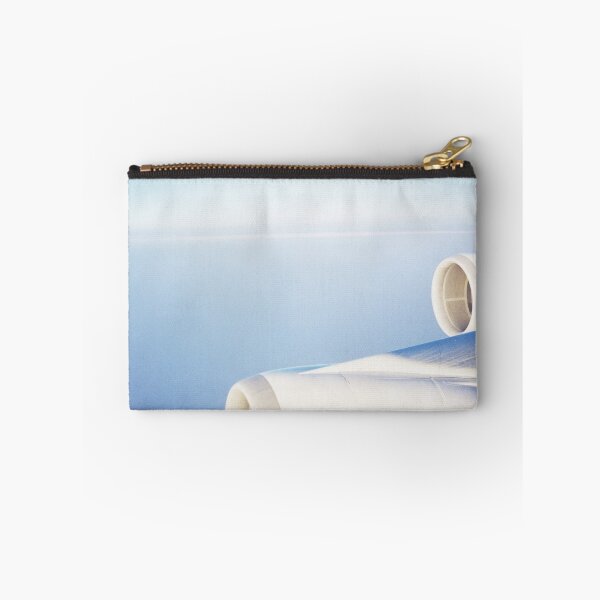 Item preview, Plane wing in blue sky analogue 35mm film ra-4 darkroom print designed and sold by edwardolive.