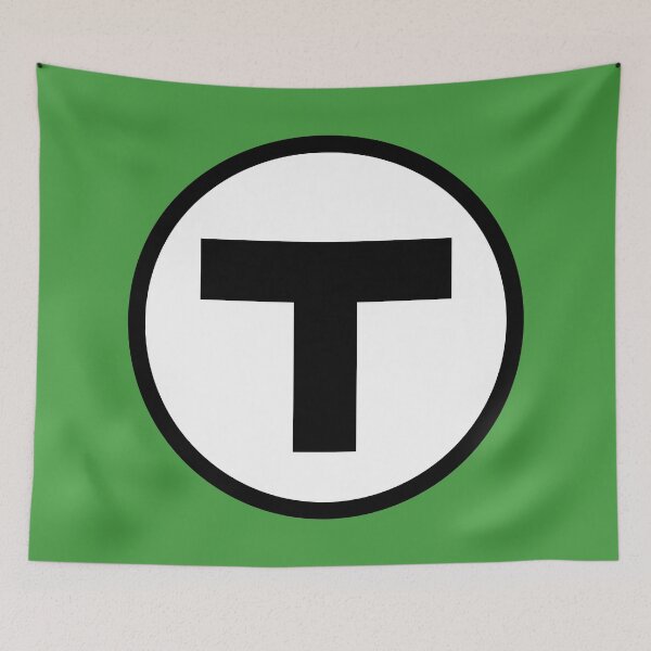 Item preview, Boston Mass MBTA T Green designed and sold by dsgfx.