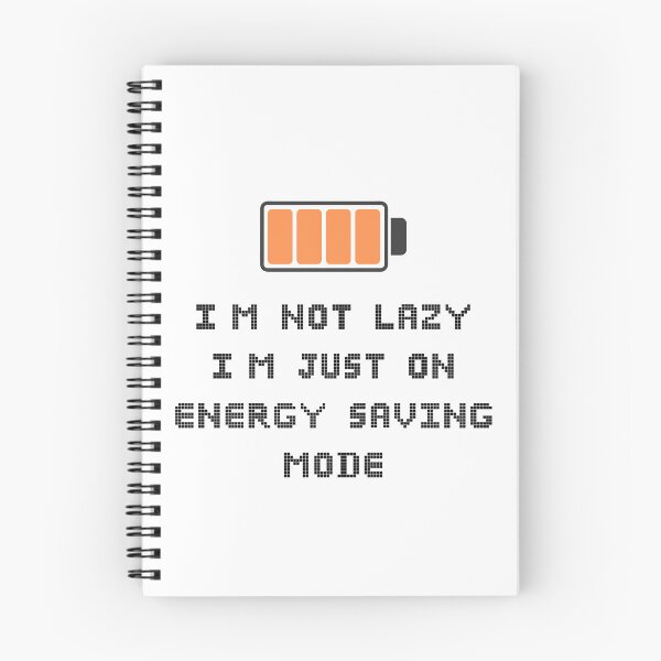 Item preview, I'm Not Lazy I'm Just On Energy Saving Mode Retro Pixel Art designed and sold by Yoshixv2.