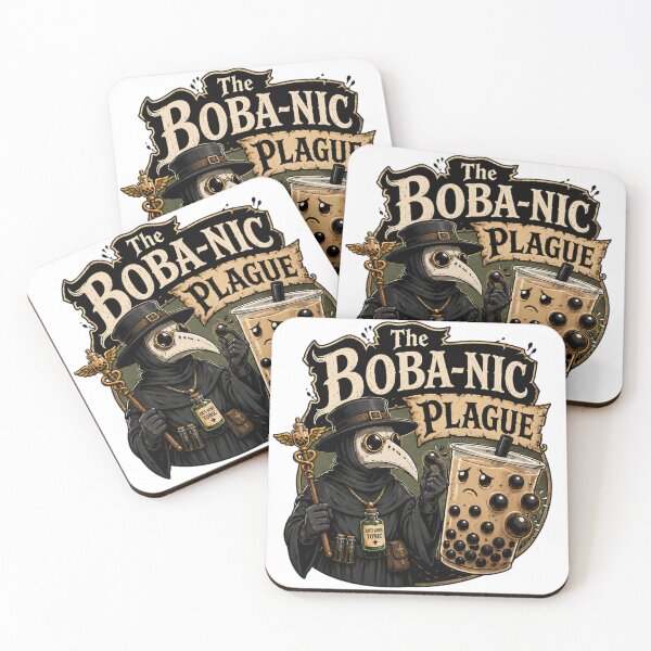 Item preview, Boba tea bubonic plague  designed and sold by Dead-Dove-Ltd.