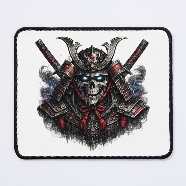 Item preview, Samurai Skull Warrior Gothic Streetwear designed and sold by Ghost Of Chill.