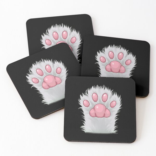 Item preview, Fluffy Cat Paw Print Toe Beans Cute designed and sold by OlyvieArt.