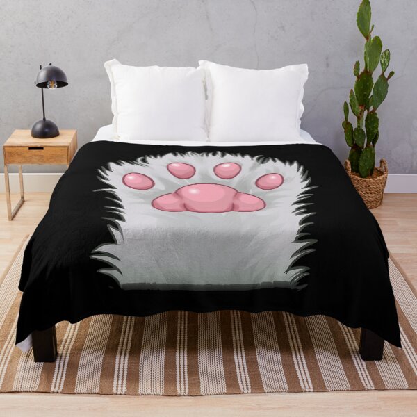 Item preview, Fluffy Cat Paw Print Toe Beans Cute designed and sold by OlyvieArt.