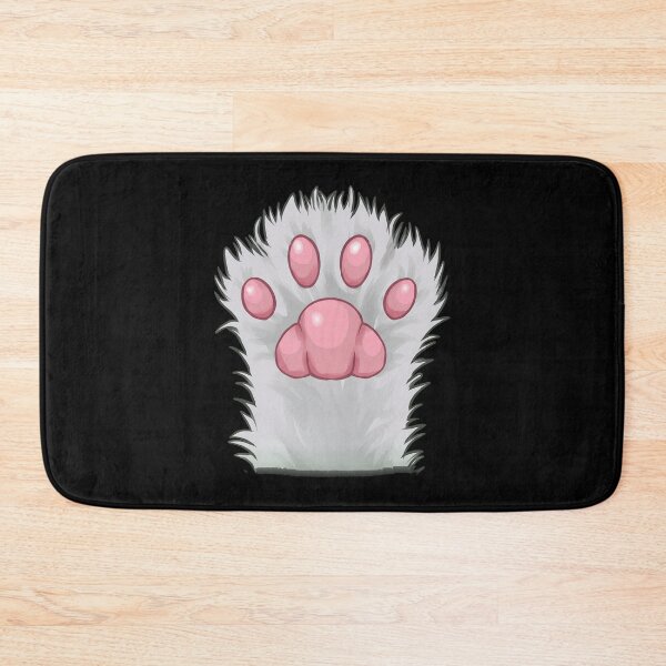Item preview, Fluffy Cat Paw Print Toe Beans Cute designed and sold by OlyvieArt.