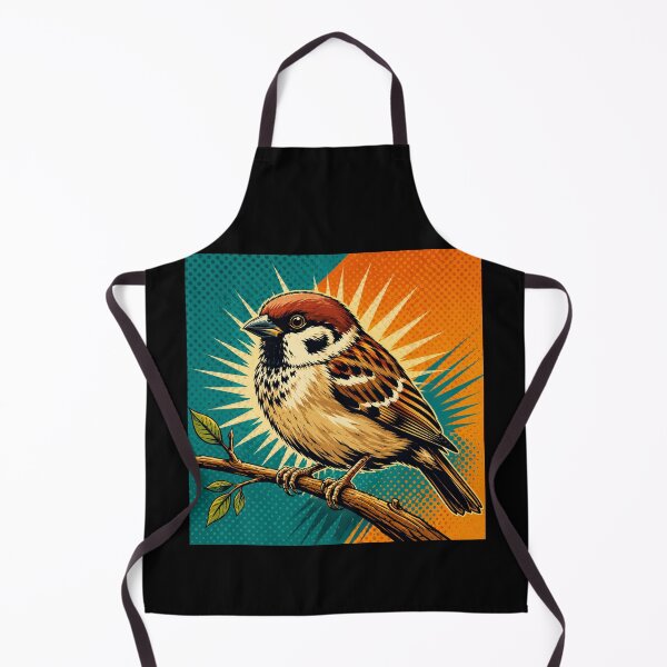 Item preview, Stylized Sparrow – Pop Art Bird Illustration designed and sold by Dogandesighn.