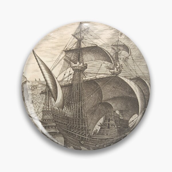 Item preview, Ship With Flying Icarus | Nautical Art designed and sold by GammaRay.
