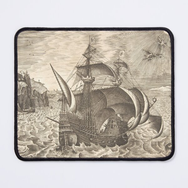 Item preview, Ship With Flying Icarus | Nautical Art designed and sold by GammaRay.