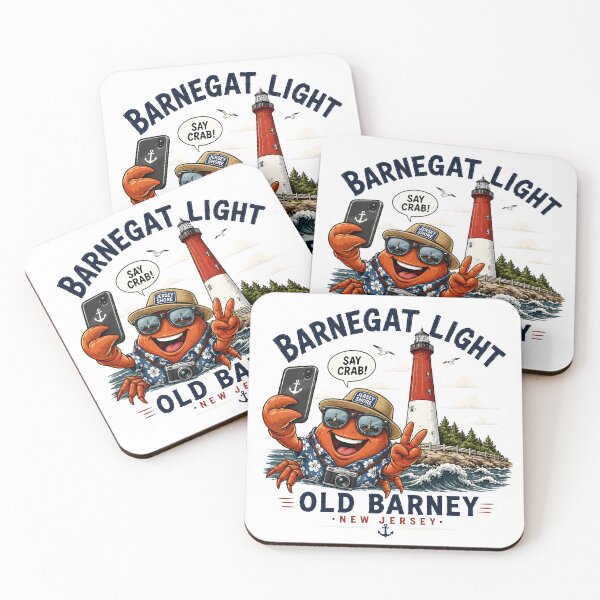 Item preview, Funny Barnegat Light Crab Selfie Old Barney Beach Design Funny Gifts designed and sold by BadhbhArt.