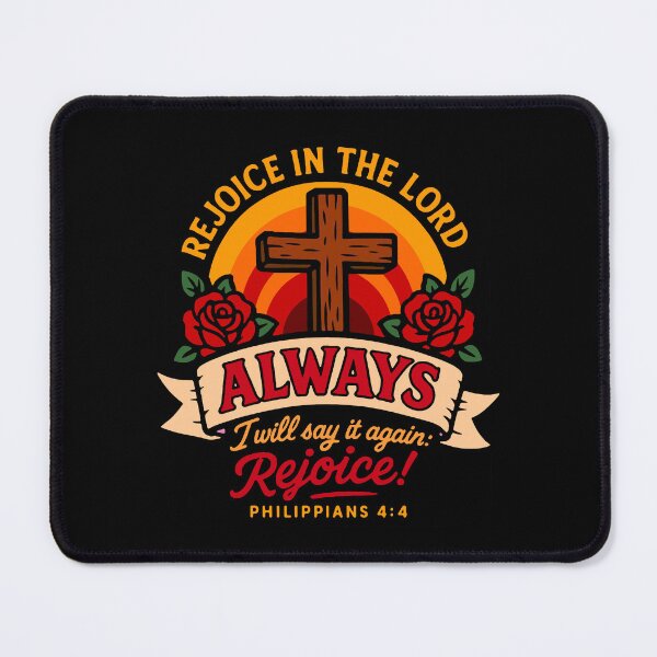 Item preview, Philippians 4:4 Rejoice in the Lord always designed and sold by plushism.