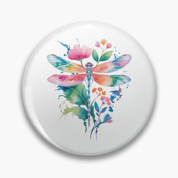 Item preview, Earth Day Beautiful Dragonfly Watercolor Art Insect Lover designed and sold by sailorjessiArt.