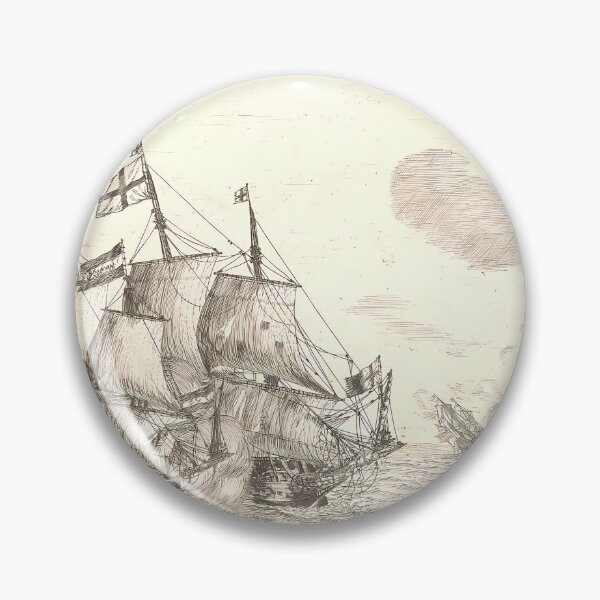 Item preview, Naval Battle Ships | Nautical Art designed and sold by GammaRay.