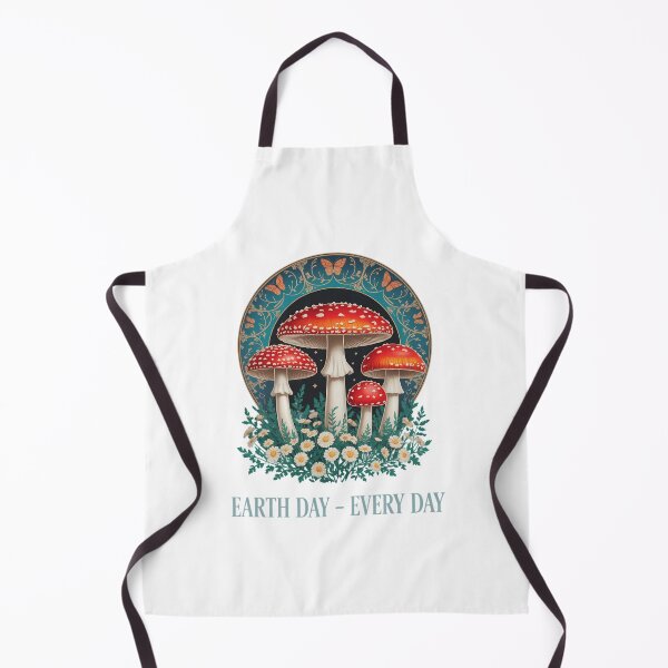 Item preview, Earth Day Every Day Groovy Red Mushroom Arbor Day designed and sold by sailorjessiArt.